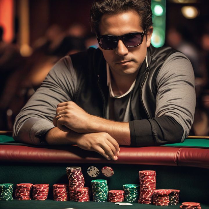 Dennis Weiss holds trophy after winning $25K PLO High Roller tournament.
