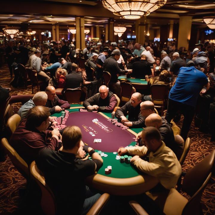 Erick Lindgren competing at the 2025 WSOP $50K PPC tournament table.