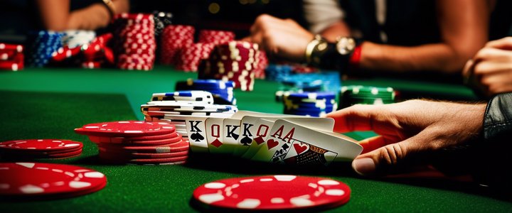 Igor Zektser holds his first World Series of Poker bracelet aloft.