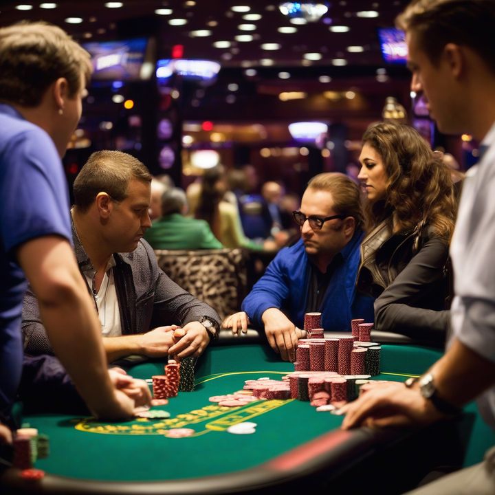 Isaac Haxton and Alex Foxen at WSOP PLO High Roller tournament table.