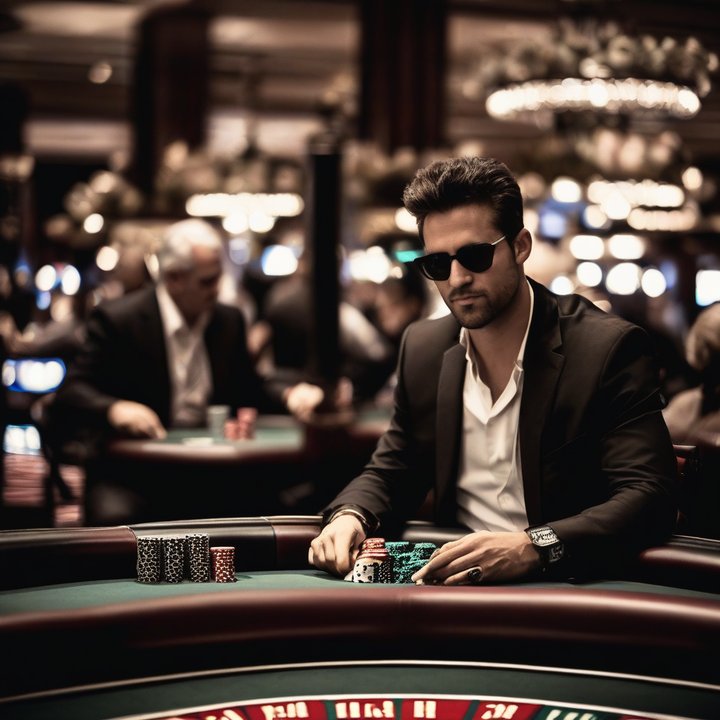 Klemens Roiter holds up his first World Series of Poker bracelet.