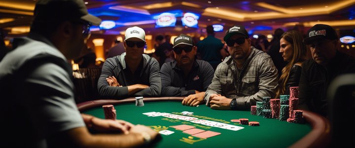 Phil Ivey playing poker at the 2025 WSOP tournament table.