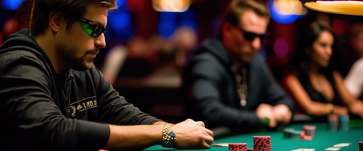 Poker player holds WSOP bracelet despite color up controversy.