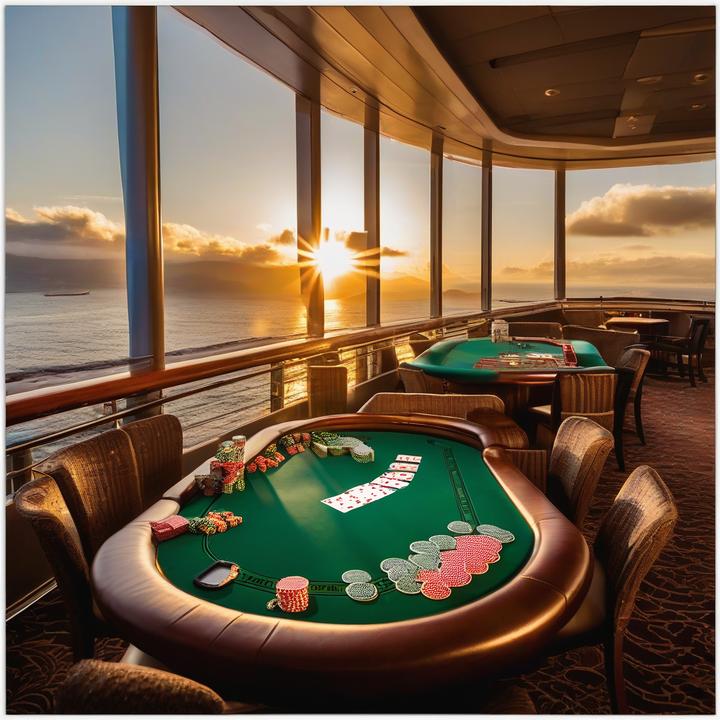 Poker players competing in a high-stakes online tournament at PokerStars.