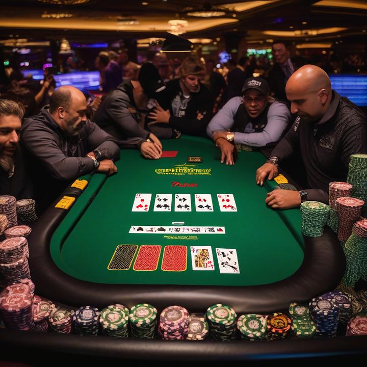 Shiina Okamoto plays poker with seven players remaining at WSOP.