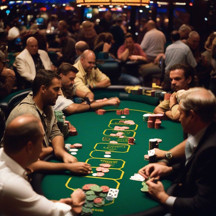 Greg Merson competing at the 2025 Main Event poker tournament.