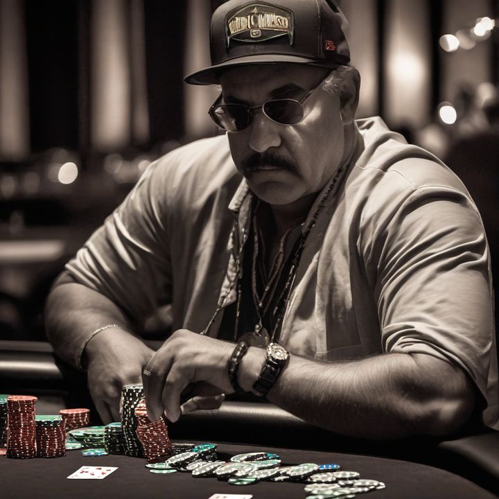 Joshua Remitio holds WSOP online bracelet and trophy, smiling in celebration.