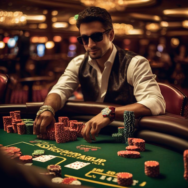 Lukas Zaskodny holds second World Series of Poker bracelet aloft in celebration.