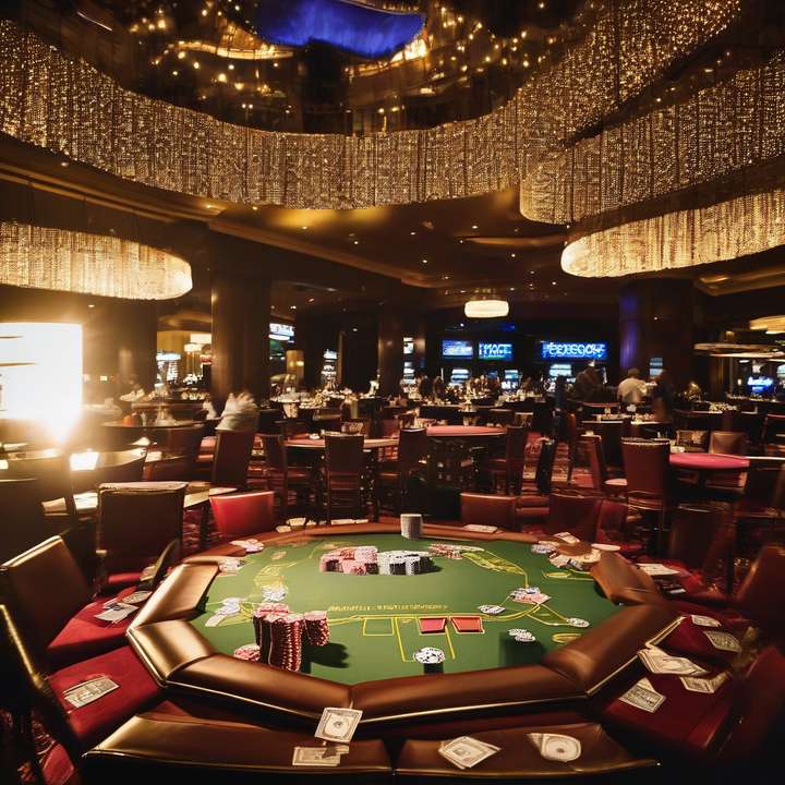 Poker player celebrates winning a hand at the 2025 World Series of Poker.