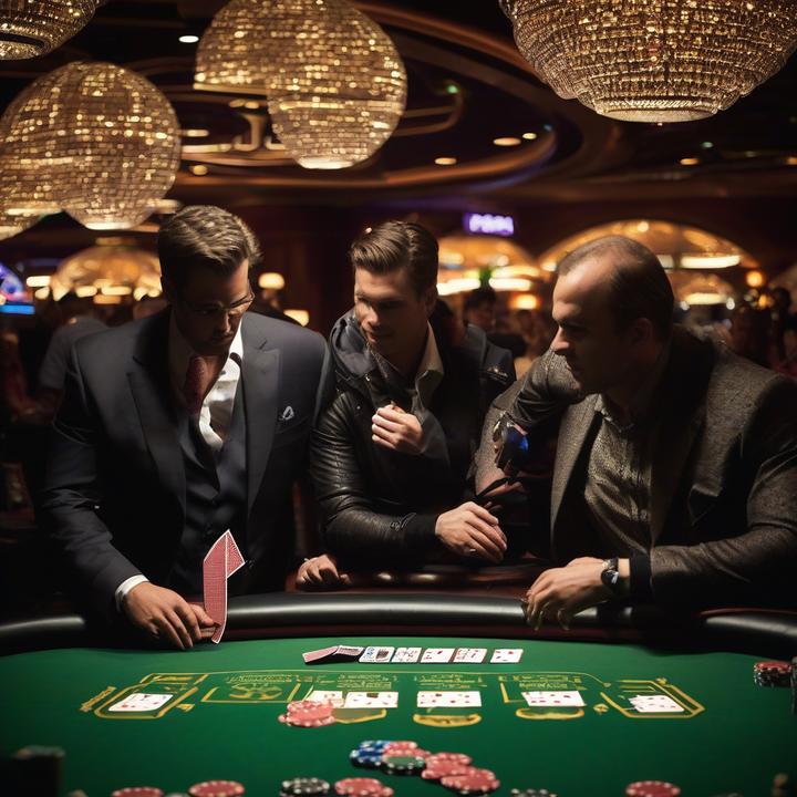 Poker players compete at the 2025 WSOP $50K High Roller tournament table.