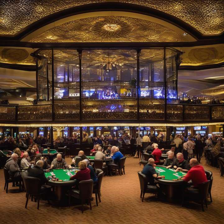 Poker players competing at Coolbet Open in Tallinn, Estonia.