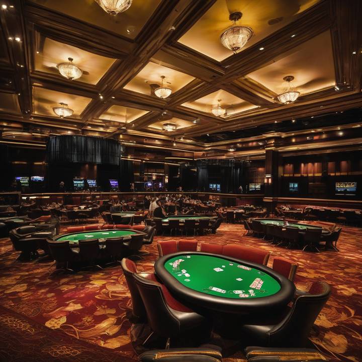 Poker players competing at the Aussie Millions tournament in Melbourne.