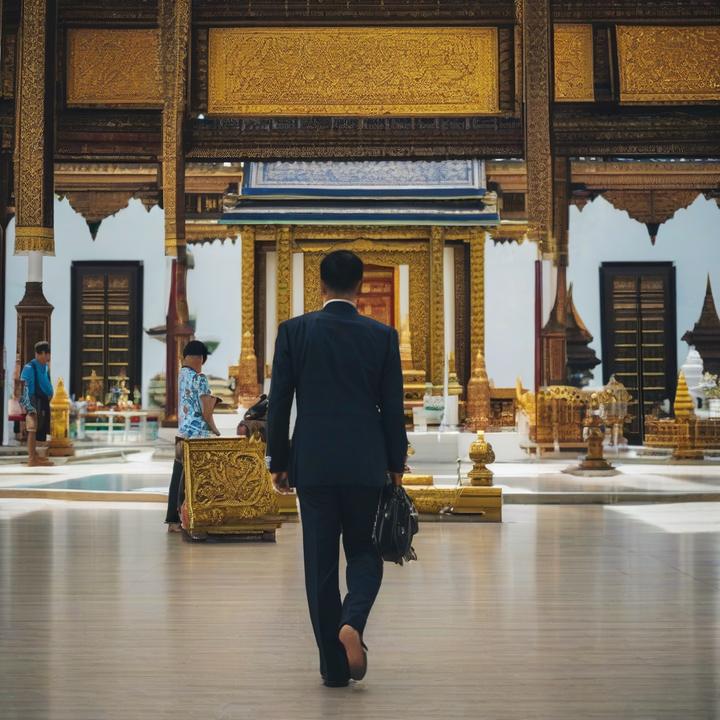 WPT Prime Thailand attendees exploring local tourist attractions nearby event venue.
